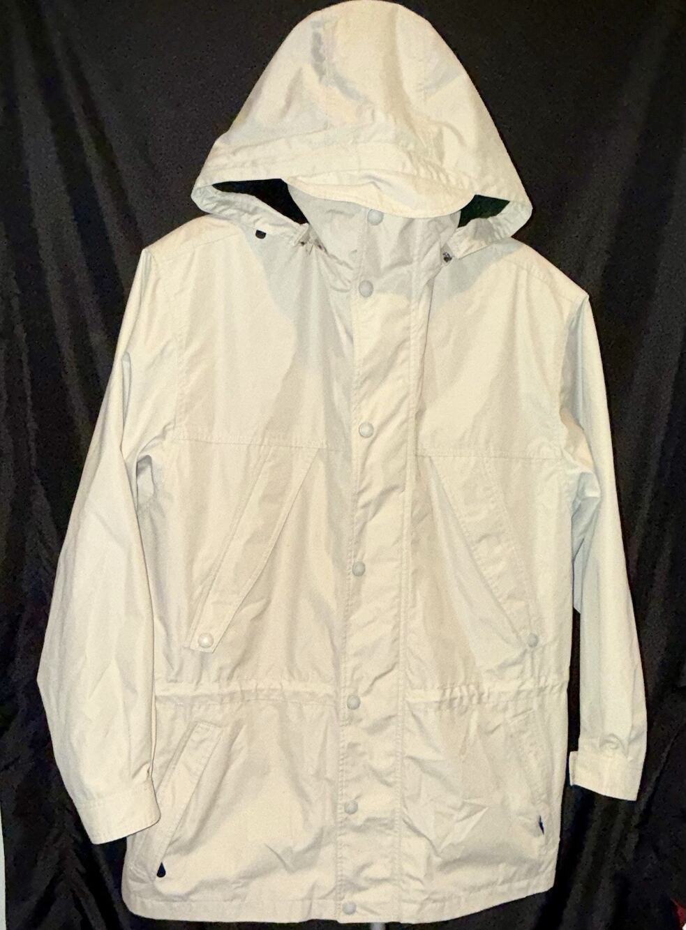 Vintage 90's XL Eddie Bauer Men Beige Wool Lined MOUNTAIN PARKA Coat